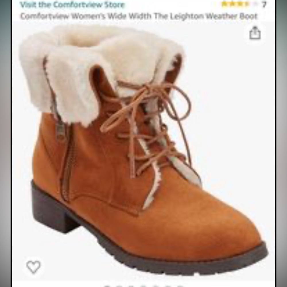 Boots. Comfort View Suede boots. Brand new.